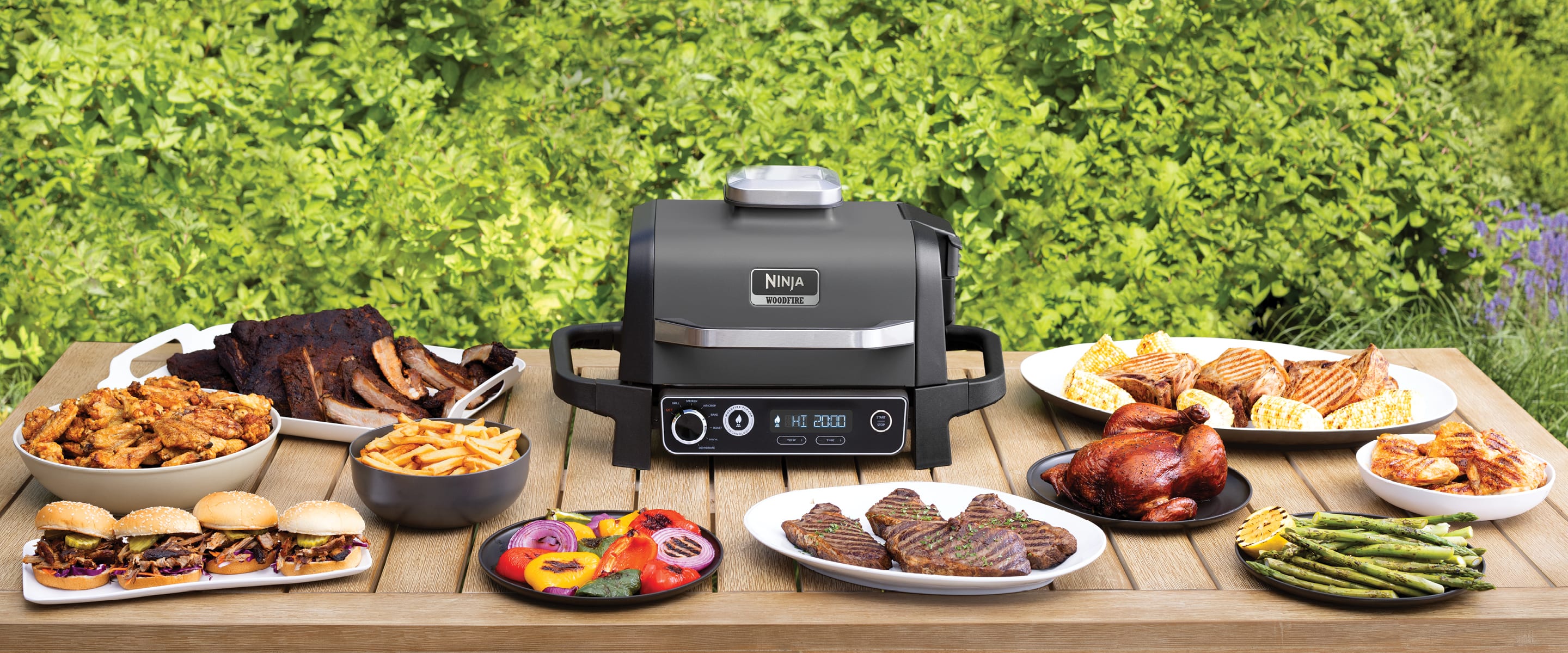 Outdoor Grills | Electric BBQ Grills & Smokers - Ninja Woodfire™ Outdoor Grills | Electric BBQ Grills & Smokers - Ninja Woodfire™